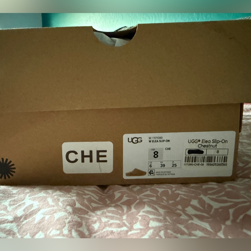 NIB Chestnut UGG Elea slip-ons! - Picture 2 of 5